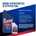 thumbnail image 3 of Aceite Lucas Oil Semisintético De 2 Ciclos, 6,4 Onzas, 3 of 4