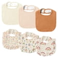 thumbnail image 1 of Baberos para Bebé AMAWMW Paquete de 6 Bandanas de Muselina Suaves y Ajustables, 1 of 7