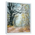 thumbnail image 3 of Designart 'Autumn in Misty Forest' Lake House Framed Canvas Wall Art Print, 3 of 5