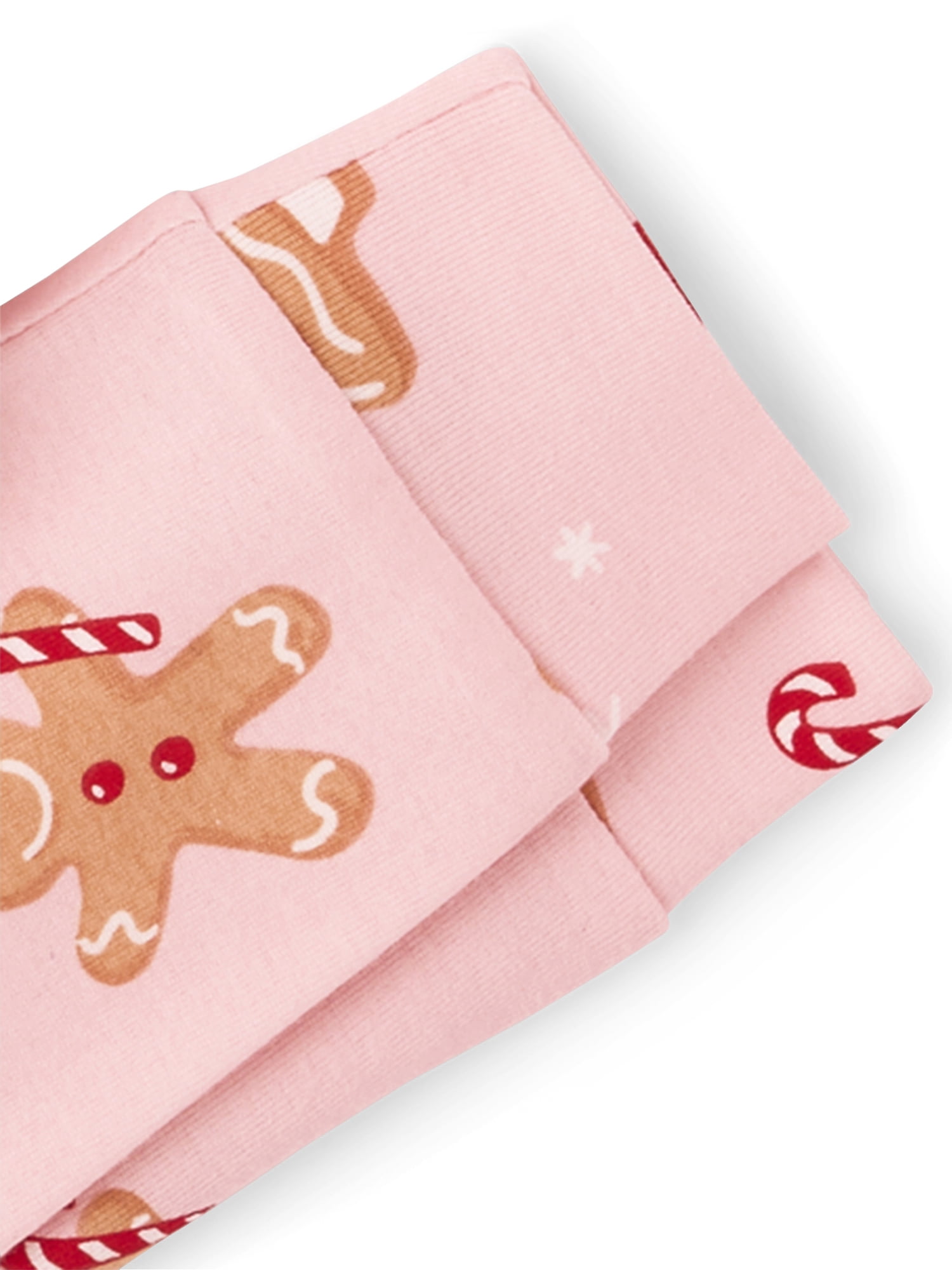 The Children's Place Girls Christmas Long Sleeve Gingerbread Snug Fit Henley PJs, Sizes 4-16