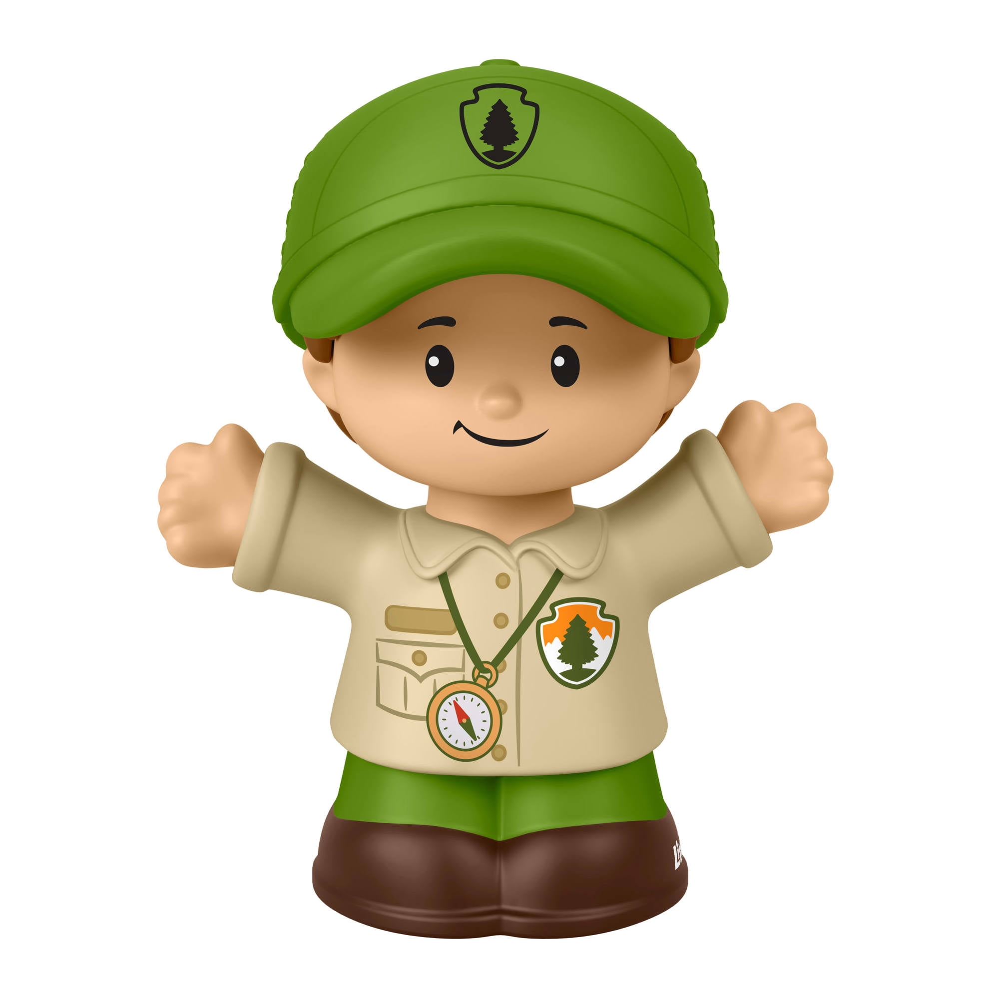 Fisher-Price Little People Park Ranger Boy Figure for Toddlers & Preschool Kids, 1 Toy