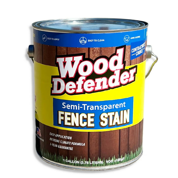 Wood Defender Semi-transparent Fence Stain WRANGLER gallon 