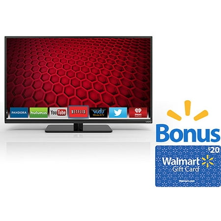 VIZIO E390i-B1E 39" 1080p 120Hz LED Smart HDTV with Bonus $20 Wal-Mart Gift Card