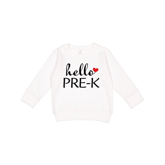 Inktastic Hello Pre-k Toddler Sweatshirt