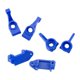 thumbnail image 4 of Piezas para coches RC: Bloques de dirección resistentes y fáciles de instalar, soportes de eje trasero. Azul, 4 of 7