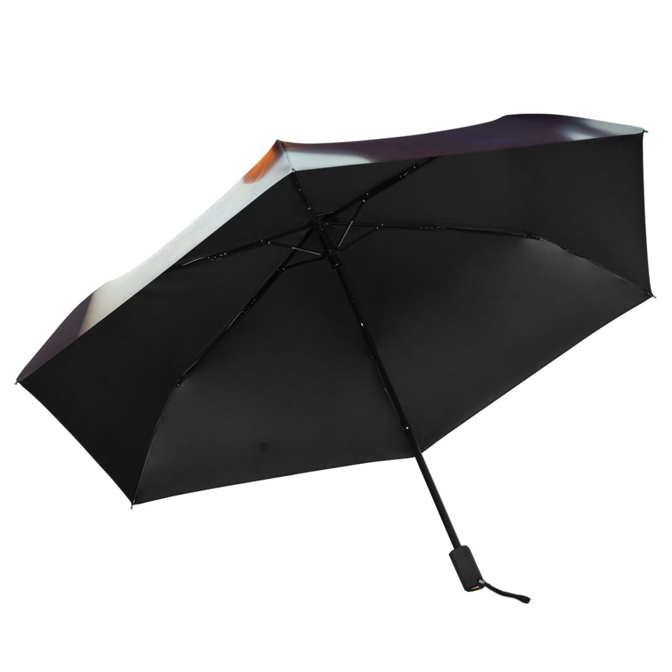 Coffee Cup on Table Compact Sun Umbrella Windproof Travel Umbrellas for Rain Strong Portable UV Protection