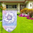 thumbnail image 3 of Wukai Round Snow Merry Christmas Print Garden Flag 12.5x18 Inch Double Sided Sun-resistant Rain-resistant, Wrinkle-resistant Colorfast(Only Flag), 3 of 7