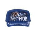 thumbnail image 2 of Top Headwear Football Mom Distressed Adjustable Cadet Cap - Royal, 2 of 2