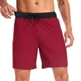 thumbnail image 4 of Kakii Men's Quick-Dry Swim Trunks, Board Shorts with Multiple Pockets & Drawstring Waist, Water & Beach Shorts, 4 of 6