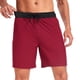 thumbnail image 4 of Ceisia Men's Spring/Summer Beach Shorts - Pocket Solid Gift Color Elastic Waistband Drawstring Swimming Trunks, 4 of 6