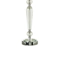 thumbnail image 4 of Benjara 24" Table Lamp Set of 2 with Glass Stands- Metal Base- Clear Finish, 4 of 7