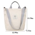 thumbnail image 3 of Sac à Main pour Femmes Mode Décontractée Grande Capacité Sac à Bandoulière en Toile, 3 of 10