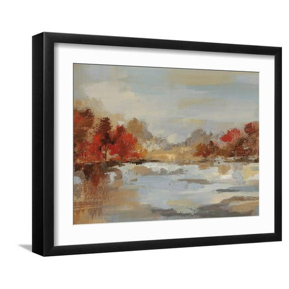 Art.com Late Fall Reminiscense Crop Art Print by Silvia Vassileva, Black Frame Wall Art, 21" x 17"
