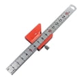 thumbnail image 4 of 150mm 45/90 degree steel ruler positioning slide stop woodworking square, 4 of 4