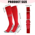 thumbnail image 2 of Hengguang Youth Baseball Socks & Belt Combo Set -2 Pack Elastic Waist Belt & Athletic Socks for Boys & Girls, Softball Uniform Accessories (Ages 8-14), 2 of 7