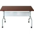 thumbnail image 5 of Lorell, Mahogany Flip Top Training Table, 1 Each, 5 of 7