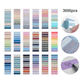 thumbnail image 5 of Notas Adhesivas Transparentes De Índice,15 Sets,3000 Piezas Malubero Multicolor, 5 of 5