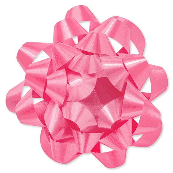 American Greetings Pink Gift Bow for Presents (1 Bow, 4.25 in.)