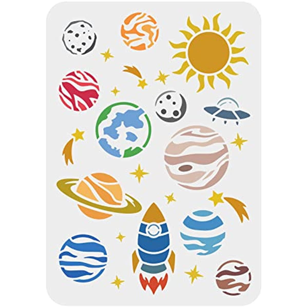 Solar System Stencils solar-system-stencils