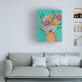 thumbnail image 3 of Regina Moore 'Jubilant Floral I' Canvas Art, 3 of 3