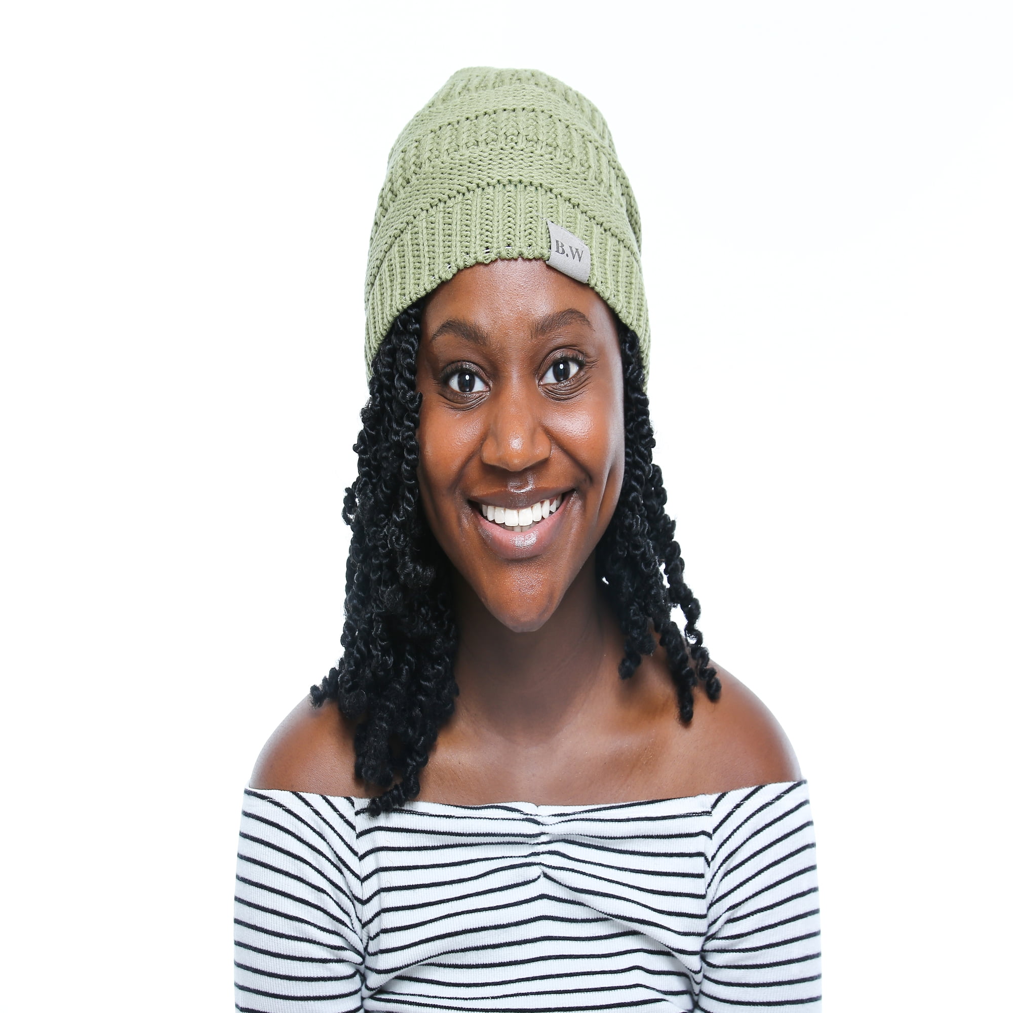 Beautifully Warm Beautifully Warm Women's Winter Hat Slouchy Beanie Satin Lined Hat for