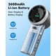 thumbnail image 4 of WHATOOK Mini ventilador portátil: ventilador de refrigeración de alta velocidad, 10 horas de duración de la batería, recargable por USB, pequeños elementos esenciales para mujeres, viajes a la playa,, 4 of 5