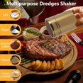 thumbnail image 3 of LUU-Stainless Steel Dredge Shaker, Seasoning Shaker Fine Mesh Powder Sugar Dispenser Powder Sugar Shaker Duster with Lid Gold Salt and Pepper Shakers for Kitchen_SAI, 3 of 9