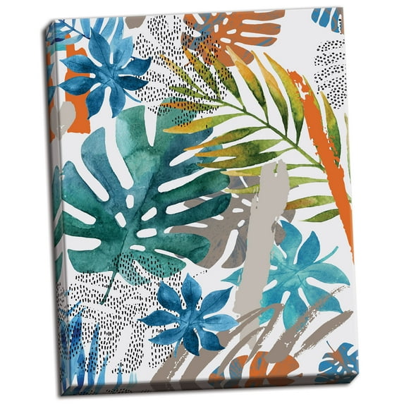 Gango Home Decor Vertical Vibes II by Incado (Ready to Hang); One 16x20in Hand-Stretched Canvas