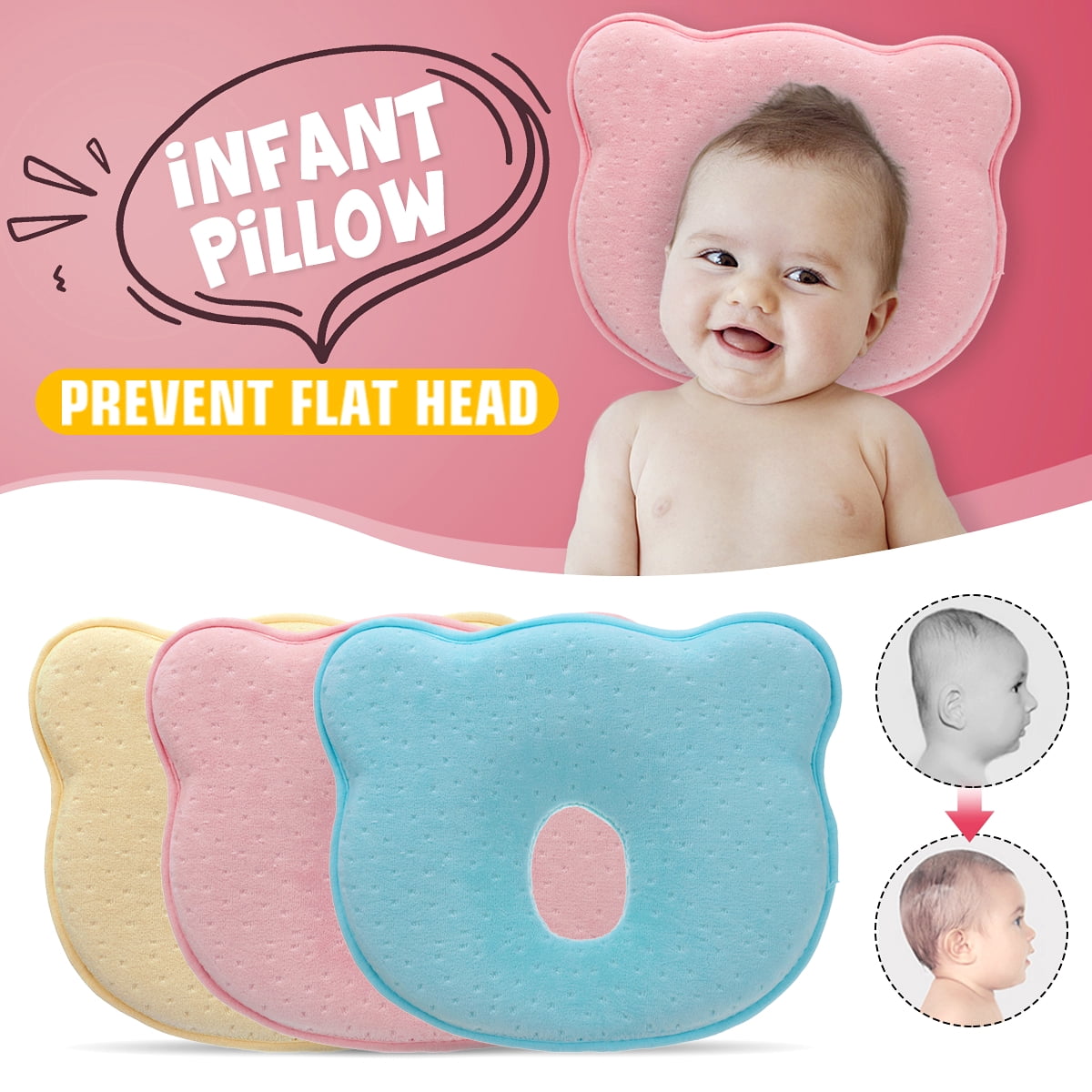 Walmart Baby Flat Head Pillow 2024 pbmlabs