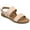 Blush, variant on Journee Womens Lavine Multi Strap Flat Sandals