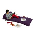 thumbnail image 3 of Indigo Floor Pillow Lounger Cover, Oriental Design with Floral Swirl Leaf Details Image Print, Nap Mat Printed Fabric Case for 5 Pillows, 88" x 36", Eggplant Purple, by Ambesonne, 3 of 5