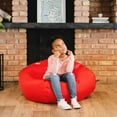 Big Joe Classic Bean Bag Chair, Red Smartmax, Durable Polyester Nylon