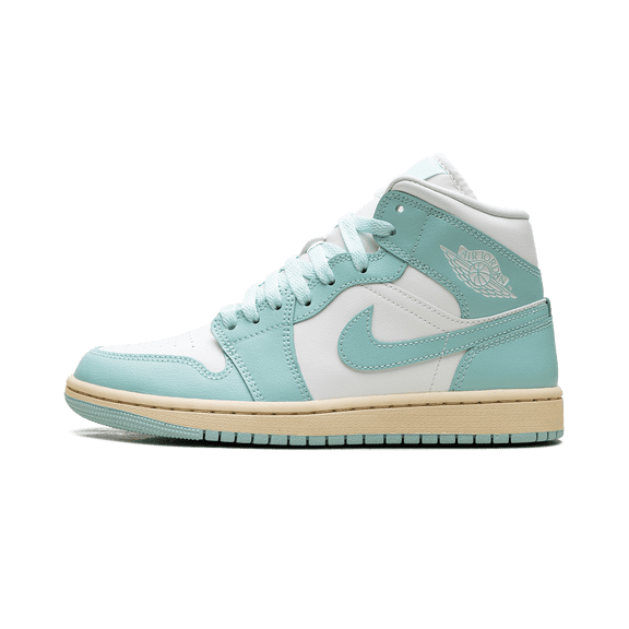 Jordan WOMENS AIR JORDAN 1 MID WMNS "LIGHT DEW" BQ6472 132 from Stadium Goods