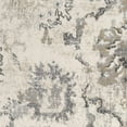 thumbnail image 5 of HomeRoots 9'x13' Ivory Machine Woven Distressed Floral Traditional Indoor Area Rug - 350269, 5 of 5