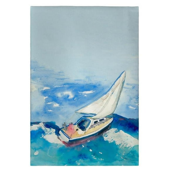 Betsy Drake GT257 Sailboat Guest Towel - 20 x 20 in.