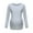 Gray1, variant on Women's Maternity Tops Long Sleeve V Neck Pregnancy T-Shirt Solid Color Casual Trendy Clothes