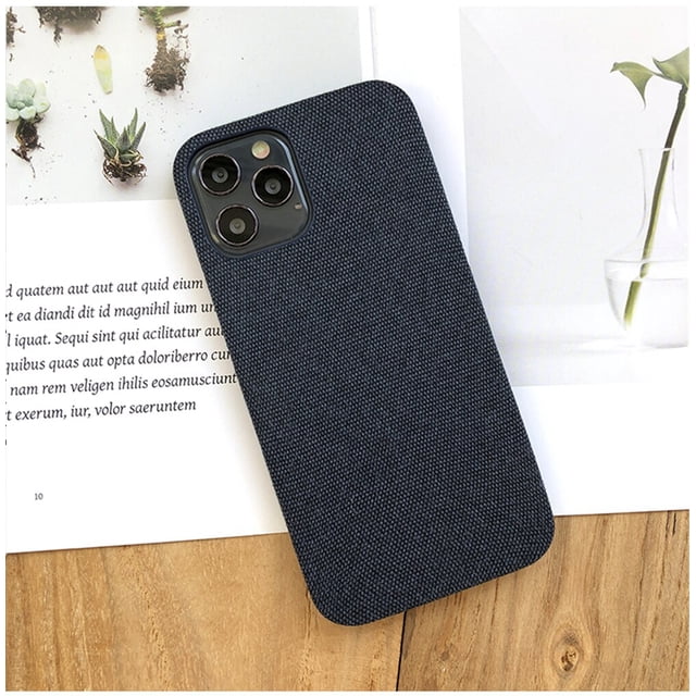Funda trasera suave de telas de lujo para iPhone 13 12 11 Pro max funda de tela de algodón para iPhone X XR XS Max 8 7 6 6S Plus Coque Tan Jianjun unisex