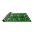 thumbnail image 2 of Ahgly Company Indoor Rectangle Oriental Emerald Green Industrial Area Rugs, 2' x 3', 2 of 4