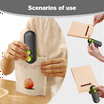thumbnail image 4 of Sellador de bolsas mini 2 en 1 para sellar y cortar, máquina selladora de bolsas de alimentos al vacío portátil, recargable y de mano, 4 of 6