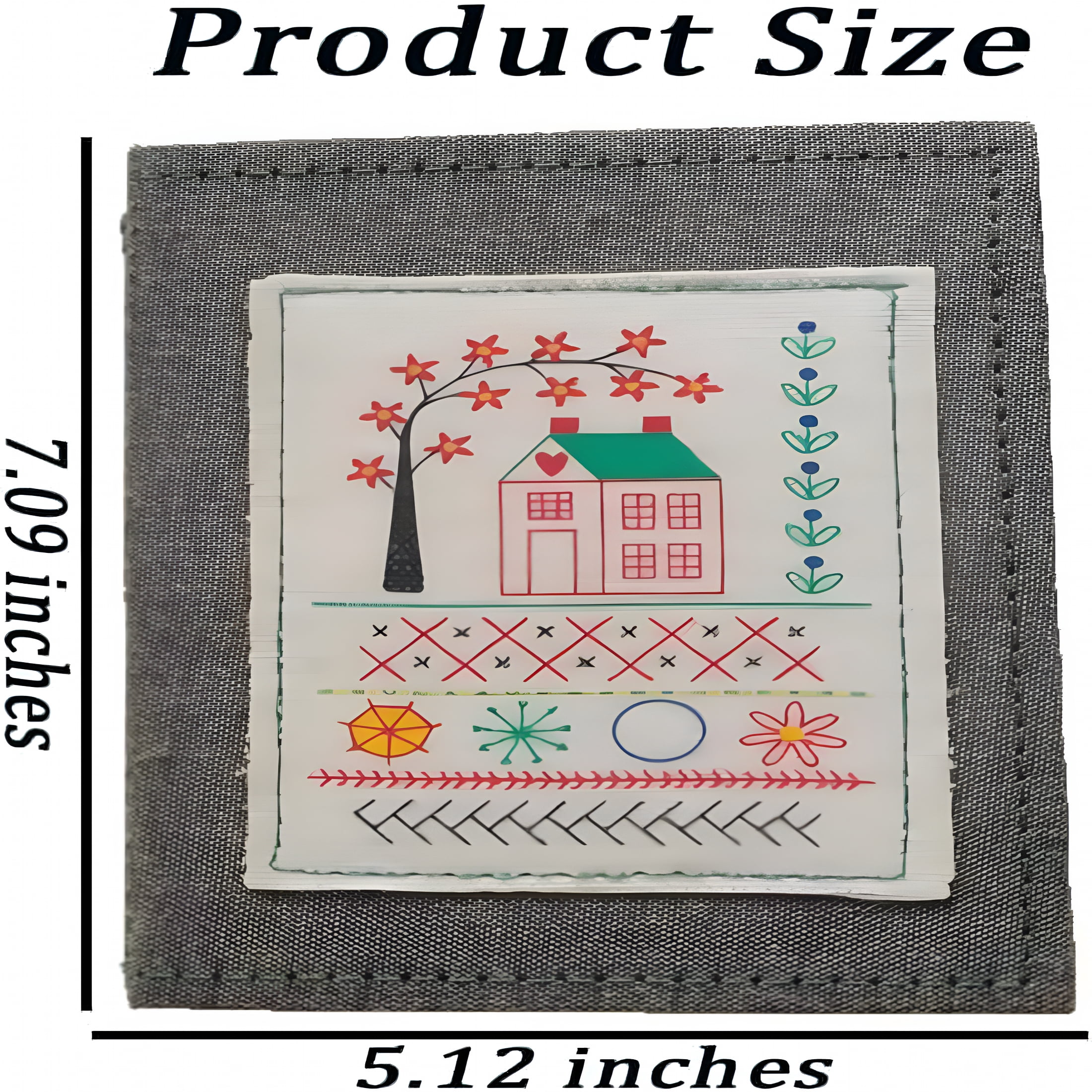 CCOCC 2026 New Embroidery Stitch Book Kit for Beginners,2026 New Beginner Friendly All in One Embroidery Stitch Sampler Book and Sewing Kit for Diy and Sewing Enthusiasts
