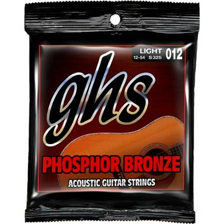 Ghs Phosphor Bronze Acoustic Guitar - GHS Phosphor Bronze Acoustic Guitar Strings Light