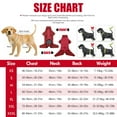 thumbnail image 3 of ROZKITCH Warm Dog Winter Coat Windproof Adjustable Turtleneck Fleece Dog Jacket for Halloween and Christmas Pajamas for Medium Dogs Red XL, 3 of 8