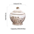 thumbnail image 3 of Ceramic Sugar Bowl With Lid And Milk Jug, Creamer And Sugar Sets, Cream And Sugar Pot, Creamer Jug Sugar Jar, Coffee Serving Set , Cream Pitcher-Sugar Bowl, 3 of 8