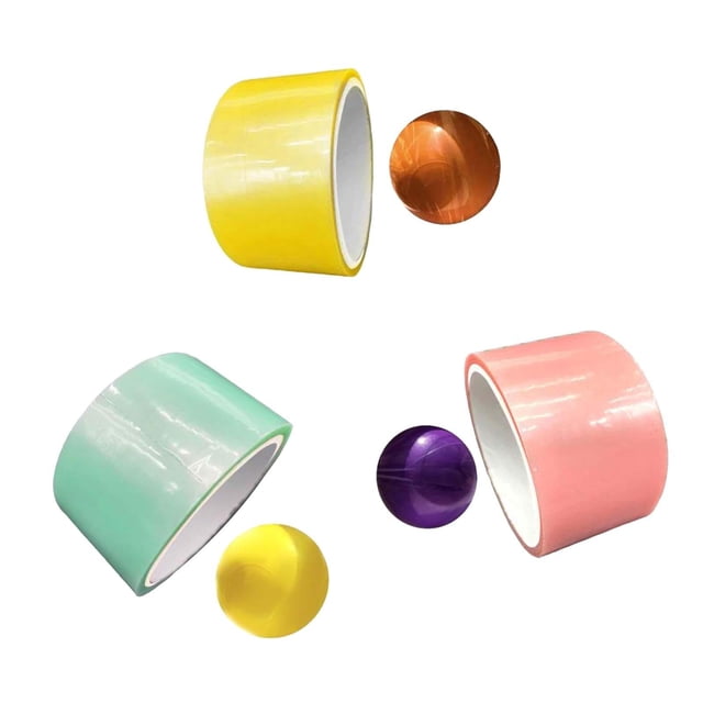 Abbracc 3Sets Sticky Ball Rolling Tape Toys Decorative Play Crafts Game F