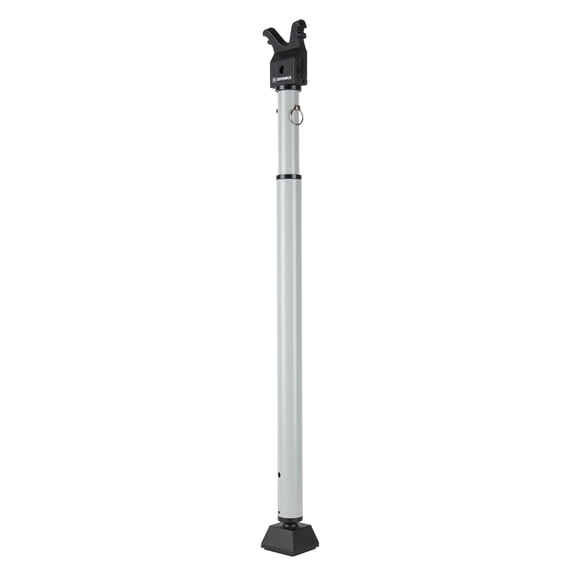 Brinks Heavy-Duty Adjustable Door Security Bar and Door Jammer, Silver, for Home, Apartment, Dorm and Travel