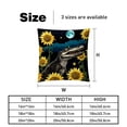thumbnail image 5 of Crocodile Velvet Throw Covers Pillow Inserts - Set of 2 Decorative Pillows with Unique Patterns for Home Decor, Couch, Bed - 16x16, 18x18, 20x20 Inches, 5 of 6