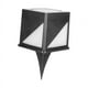 thumbnail image 3 of Luz exterior de poste solar, iluminación LED, lámpara solar portátil para exteriores, luz solar de poste de cerca para escaleras de patio 2309 cálido, 3 of 9