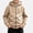 Beige, variant on ITSAME Boys Zip Up Fleece Hoodie (4-15) Loose Fit Long Sleeve Warm Casual Hooded Sweatshirt with Pockets Size 10