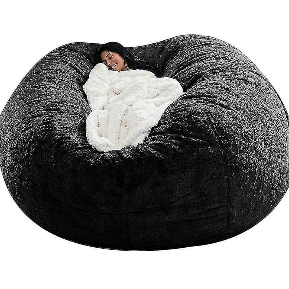 Lazy Sofa Bean Bag Artificial Fur Bean Bag Bean Sofa (without Filler)