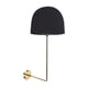 thumbnail image 2 of Perchero de pared para sombreros, organizador para guardar sombreros, tocado, pelucas, moderno soporte para sombreros Negro, 2 of 9